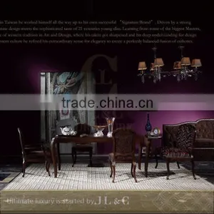 Luxury Dinning Room Banquet Wooden Table AT05 - JL&C Luxury Home Furniture thumbnail-2