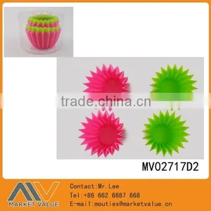 KITCHEN ECO- FRIENDLY HOT SELLING SQUARE TYPE SHAPE SILICONE COLORFUL HIGH HOT CAKE MOULD MOLD IN PVC BOX thumbnail-6