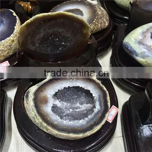 Natural Agate Geode Feng Shui Crystal Ornaments thumbnail-5