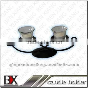 House Decorative Indoor Matel Decoration Ornamental Wrought Iron Candle Holder thumbnail-1