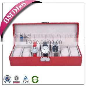 Wholesale Return Gifts 7 Slots Handmade Leather Watch Storage Boxes thumbnail-1