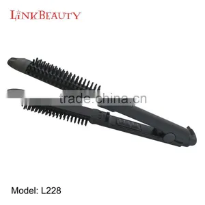 Professional Hot Sale Hair Straightening 2 in 1 Curling Hair Straightener Comb thumbnail-3