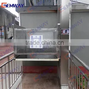 Latest Design Outdoor Vertical Handicap Wheelchair Platform Lift for Disabled thumbnail-4