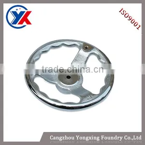 High Quality Polished Casting Handwheels, Iron Casting Hand Wheels for Machinery, Casting Metal Auto Parts thumbnail-1