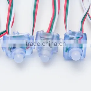 High Quality WS2811 Led Full Color Character 12mm Led Punch String thumbnail-4