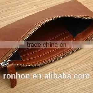 Simple Young Zipper PU Leather Wallet for Men thumbnail-4