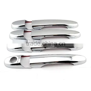 2006 2007 2008 2009 2010 2011 Chevy Impala Chrome Plastic Plating Lever Door Handle Covers thumbnail-2