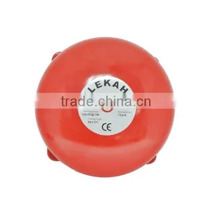 6 Inch Waterproof Cover Indoor Fire Alarm Bell With Japanese Motor thumbnail-1