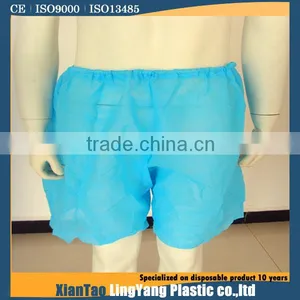 Disposable Salon Blue Shorts for Men thumbnail-1