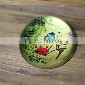 Half-ball Europe Regional Feature Crystal Paperweight for Business Gift thumbnail-2