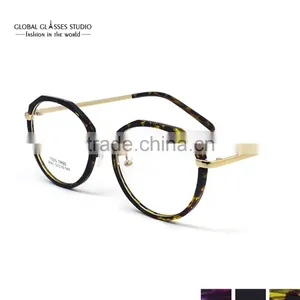 New Arrival Men Vintage Round Metal Frame Eyeglasses Women Fashion Spectacles Prescription Glasses thumbnail-1