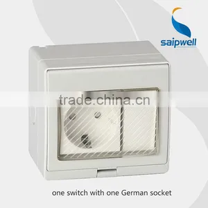 1 Gang Switcher Electric Outlet Waterproof(SP-SRS) thumbnail-1