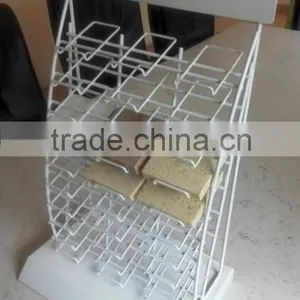 SR504 3- Row Metal Wire Angle-look Display Stand for Quartz Stone thumbnail-3