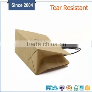 Christmas Gift Paper Bags With Your Own Logo,twist Handle Brown Kraft Paper Bag thumbnail-2