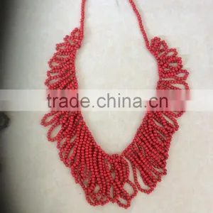 New Arrival Wholesale Colorful Handmade Beaded Necklet thumbnail-2