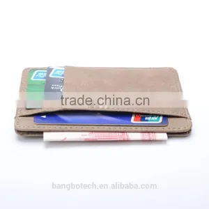 2016 Hot Selling Leather Card Holder Credit Card Bag Leather Case thumbnail-4