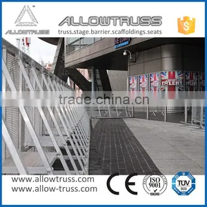 High Quality Aluminum Foldable Streight Parking Crowd Control Barrier thumbnail-4