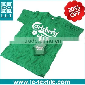 Wholesale Bulk Promotional Cheap Lightweight Cotton Compressed T-shirt thumbnail-1