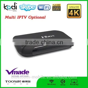 V8 Plus Internet Dual Core Smart TV Box Amlogic S812 Quad Core Android TV Box 4..4. 2 OS thumbnail-2