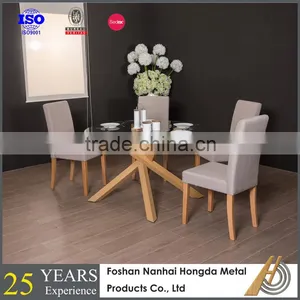 8mm Tempered Glass Round Dining Table Set thumbnail-1