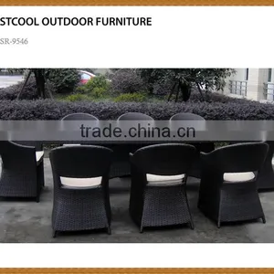Palma Lounge Rattan Garden Rattan Dinner Set thumbnail-1