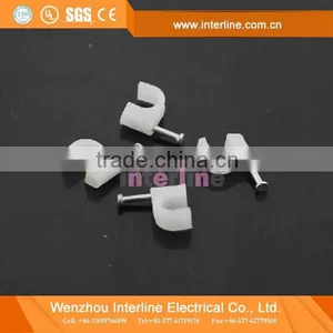 High Quality Plastic Nail Electric Wire Cable Clips thumbnail-1