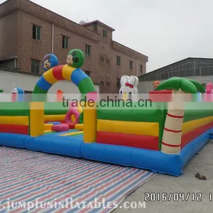 New Model Large Inflatable Fun Land for Chidlren,Inflatable Amusement Park Giant Obstacle Course Inflatable Theme Park thumbnail-4