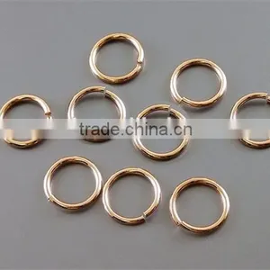 Rose Gold Plated Stainless Steel Hoop Jewelry Charms thumbnail-3