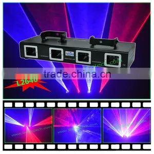 Lanling 4 Head Red and Blue DMX Laser Light Show dj Equipment thumbnail-1