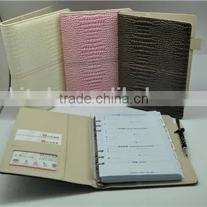 Customizable a5 pu Leather Notebook With Dividers thumbnail-5