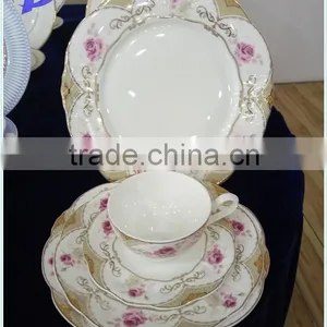 112 PCS Square/round Bone China Dinnerware thumbnail-2