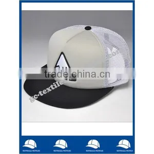 Promotional Cheap 5 Panel Foam Flat Bill Mesh Trucker Hat thumbnail-1