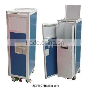 Aviation Inflight Waste Cart Waste Collection Cart Garbage Storage Trolley for Aircraft, Airline, Airplane, Aeroplane thumbnail-1