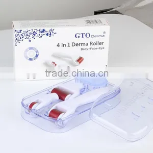 Manufacturer Low Price Medical Grade Stainless Steel 4in1 Derma Roller thumbnail-2