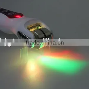 2013 New Arrived LED Light 540 Vibration Hair Loss Treatment Derma Roller thumbnail-1
