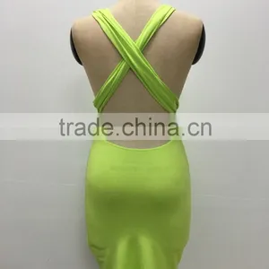 Bonvatt Sexy Mini Dress With Belts Women Fahion Dress 2017 thumbnail-3