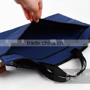 China Supplier Polyester Zipper Hand Document Bag A4, Conference Tote Bag thumbnail-4