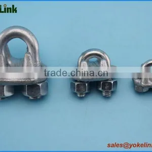 Hot Dip Galvanized ASTM A153 Guy Clip US Type Wire Rope Clip thumbnail-2