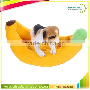 Banana Shaped Luxury Dog Pet Bed thumbnail-1