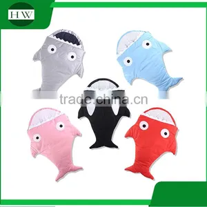 Christmas Gift Wholesale Soft Cotton Baby Kids Children Adults Shark Tail Blanket Sleeping Bag thumbnail-3