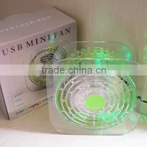 Factory Directly Supplying Desktop LED Small Desk Fan thumbnail-2