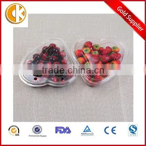 Heart Shaped PET Disposable Plastic Fruit Container/salad Boxes thumbnail-1