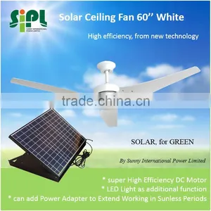 Vent Goods Solar Panel Ceiling Fan Solar Fan for Home Appliance Heat Exchanger Solar Battery thumbnail-2