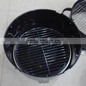 Black Steel 3-in-1 BBQ Smoker thumbnail-6