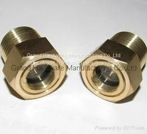 Gaskets Threaded Oil Sight Glass Pump Speed Reducer Carbon Steel Oil Sight Glass thumbnail-5