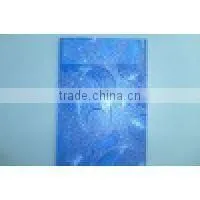 3-8mm Blue Mayflower Patterned Glass thumbnail-1