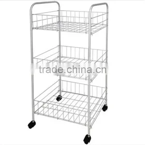 Multifunction 3-Tier Detachable Metal Vegetable Display Stand thumbnail-4