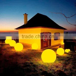 Waterproof Cordless Rechargeable Chrismas Plastic Ball Ornament/ Led Glow Swimming Pool Ball thumbnail-1