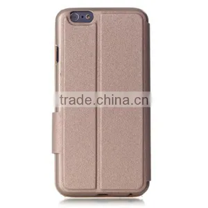 Slim Flip Covers PU Leather Case With Front View Window for IPhone 6 thumbnail-1