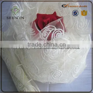 Exquisite High Quality Foam Organza Fabric Roll for Flower Wrapping thumbnail-3